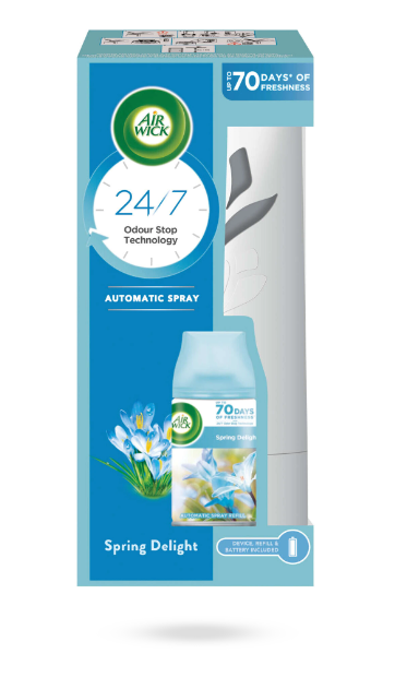 Автоматический освежитель воздуха Air Wick Freshmatic Pure + сменный блок Весеннее настроение 250 мл
Автоматический освежитель воздуха Air Wick Freshmatic Pure + сменный блок Весеннее настроение 250 мл