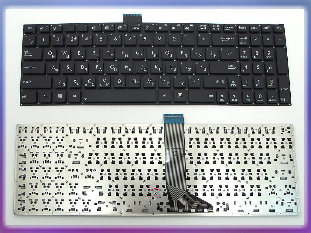 Клавиатура для ASUS X502, X502CA, X502U, X502C, X551, X552, X553, X555, S500 ( RU Black без рамки с, Черный
Клавиатура для ASUS X502, X502CA, X502U, X502C, X551, X552, X553, X555, S500 ( RU Black без рамки с, Черный