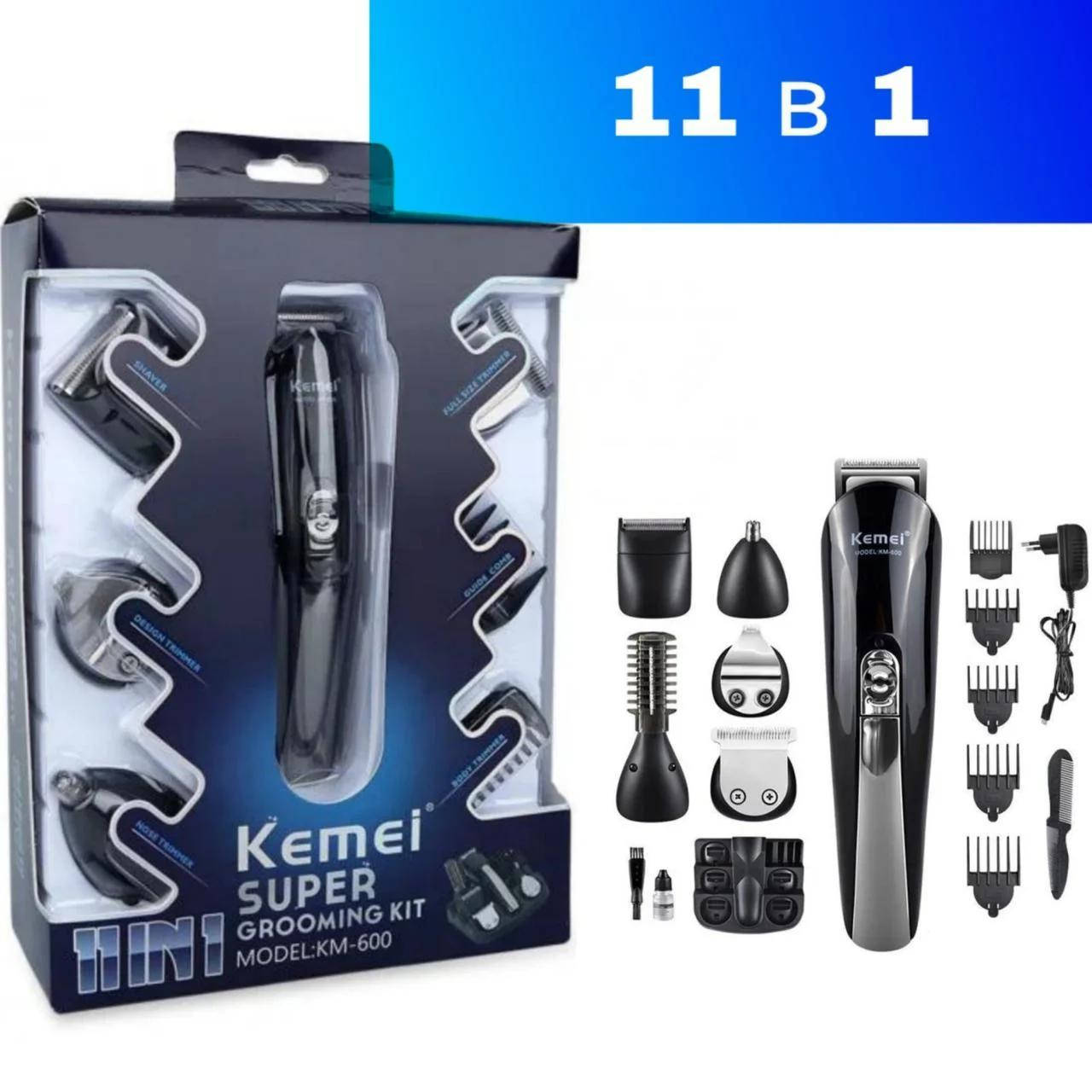 Машинка для стрижки Kemei KM-600 волос головы, усов и бороды (с подставкой) 5 Вт (триммер, бритва)
Машинка для стрижки Kemei KM-600 волос головы, усов и бороды (с подставкой) 5 Вт (триммер, бритва)