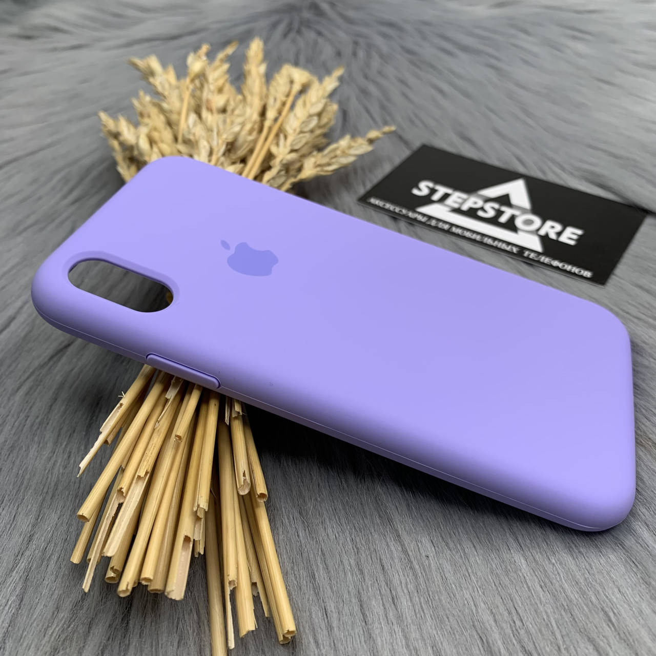 Чехол Silicone case Full для iPhone X (10) / Xs (10s) с закрытым низом микрофиброй силикон черный 17. Лавандовый (Viola)
Чехол Silicone case Full для iPhone X (10) / Xs (10s) с закрытым низом микрофиброй силикон черный 17. Лавандовый (Viola)