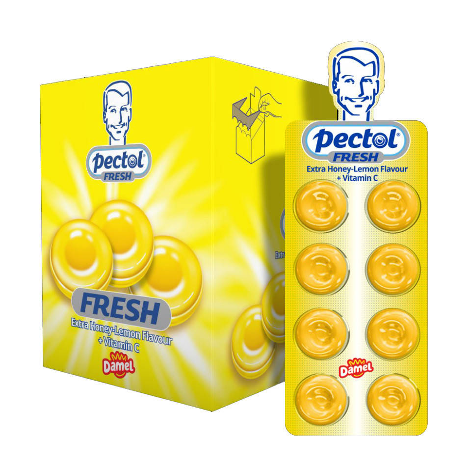 Леденцы Damel Pectol Lemon Flavour + Vitamin C Лимон мёд+витамин С блистер, 20 г 24шт/уп
Леденцы Damel Pectol Lemon Flavour + Vitamin C Лимон мёд+витамин С блистер, 20 г 24шт/уп