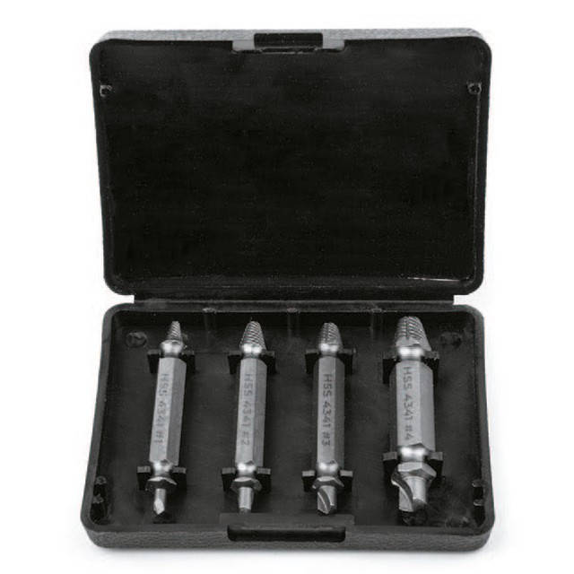 Набор экстракторов для шуруповерта 5,6,8,10мм INTERTOOL VT-5010 
Набор экстракторов для шуруповерта 5,6,8,10мм INTERTOOL VT-5010