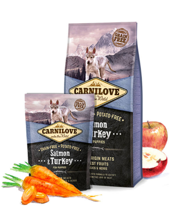 Carnilove Salmon & Turkey Puppy 1,5 кг
Carnilove Salmon & Turkey Puppy 1,5 кг