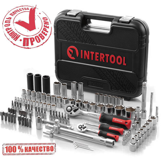 Набор инструментов 111 ед. 1/2'',1/4 INTERTOOL ET-8111+БЕСПЛ ДОСТАВКА 
Набор инструментов 111 ед. 1/2'',1/4 INTERTOOL ET-8111+БЕСПЛ ДОСТАВКА