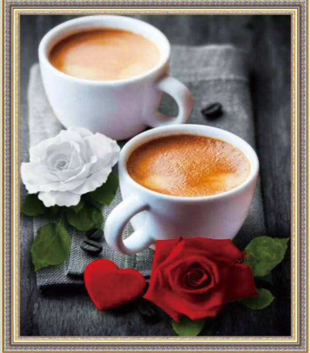 50*40см Горячий кофе, алмазная живопись, полная выкладка 
50*40см Горячий кофе, алмазная живопись, полная выкладка