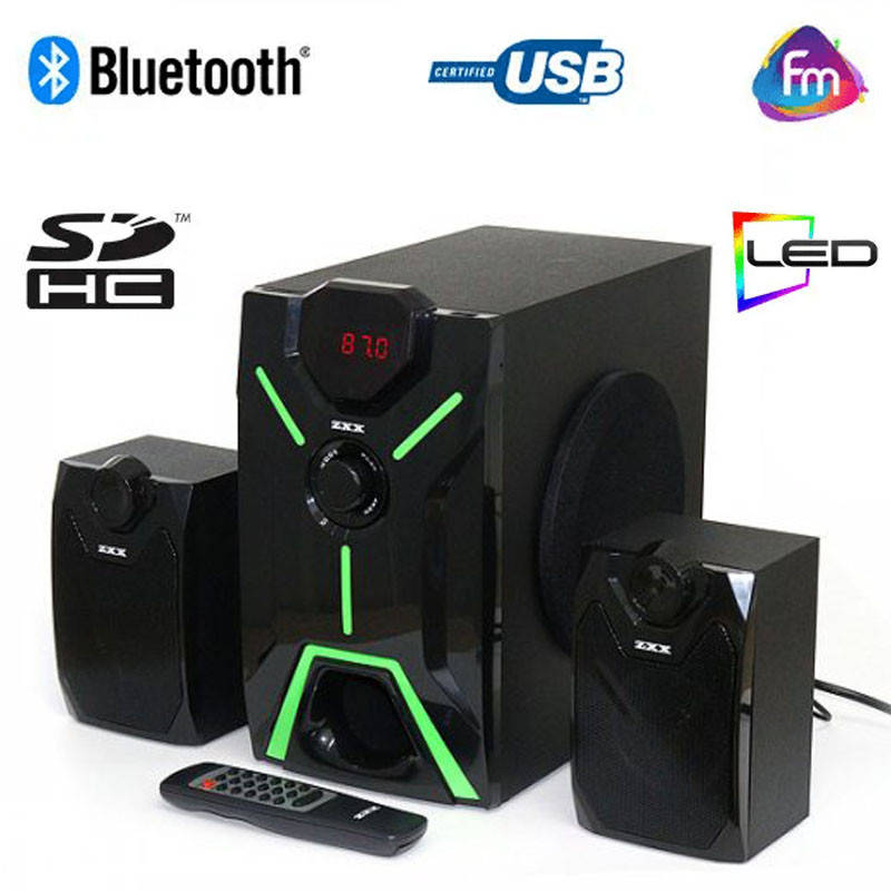 Музыкальный центр ZXX ZX-4805, Акустическая система с подсветкой двумя колонками и сабвуфером 25W
Музыкальный центр ZXX ZX-4805, Акустическая система с подсветкой двумя колонками и сабвуфером 25W