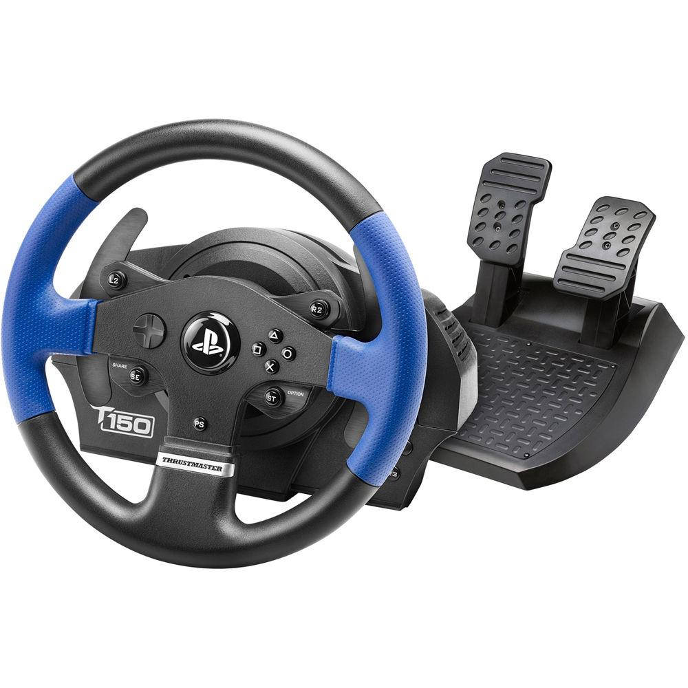 Игровой руль Thrustmaster T150 Force Feedback Official Sony licensed PC/PS4 Black (4160628), Черный
Игровой руль Thrustmaster T150 Force Feedback Official Sony licensed PC/PS4 Black (4160628), Черный