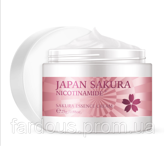 Антивозрастной крем для лица с ниацинамидом и сакурой, LAIKOU Sakura Essence Cream, 25 г.
Антивозрастной крем для лица с ниацинамидом и сакурой, LAIKOU Sakura Essence Cream, 25 г.