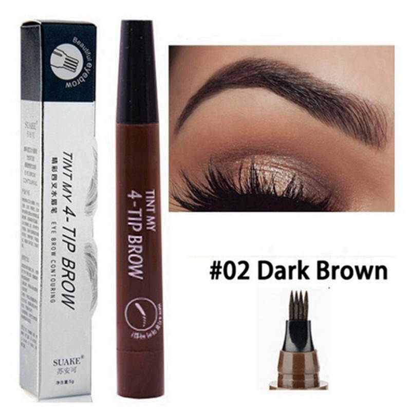 Тройной карандаш-ручка для бровей Tint my 4 Tip Brow №02 Dark Brown, водостойкий лайтер для бровей, микроблейд
Тройной карандаш-ручка для бровей Tint my 4 Tip Brow №02 Dark Brown, водостойкий лайтер для бровей, микроблейд