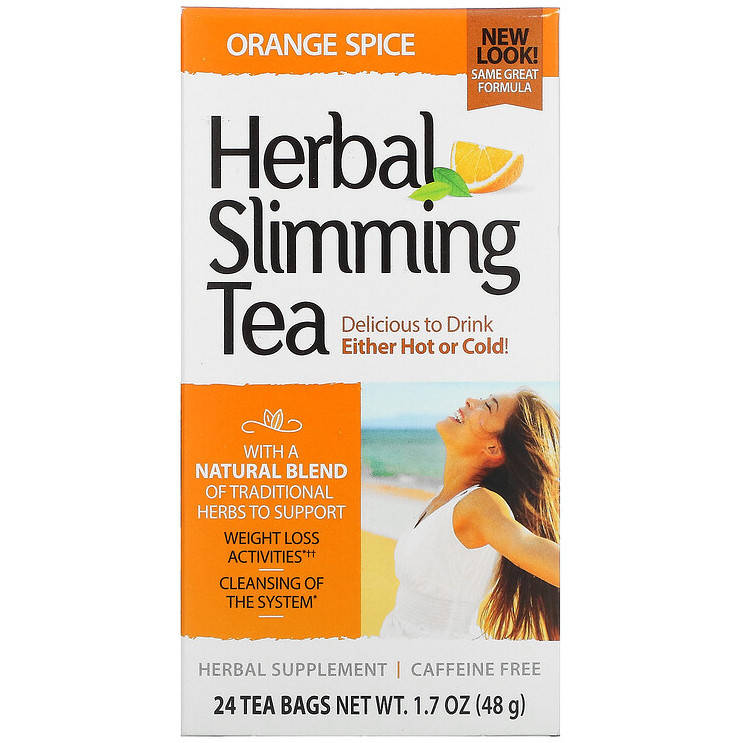 Травяной чай для похудения 21st Century "Herbal Slimming Tea" с апельсином и специями, без кофеина (48 г)
Травяной чай для похудения 21st Century "Herbal Slimming Tea" с апельсином и специями, без кофеина (48 г)