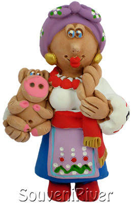 Сувенирный магнит "С поросеночком" 
Сувенирный магнит "С поросеночком"