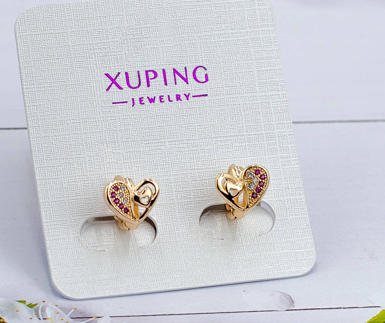 Серьги детские медзолото Xuping в форме сердечка – позолота 18К, высота 10мм, ширина 10мм
Серьги детские медзолото Xuping в форме сердечка – позолота 18К, высота 10мм, ширина 10мм