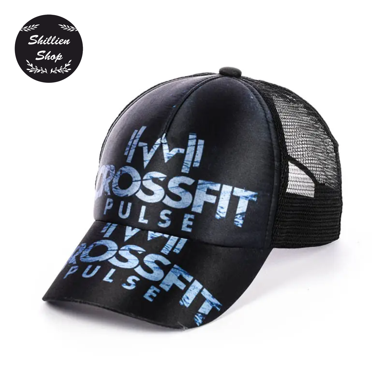 ● Летняя кепка бейсболка с сеткой - Crossfit / Кроссфит ●, Черный 
● Летняя кепка бейсболка с сеткой - Crossfit / Кроссфит ●, Черный