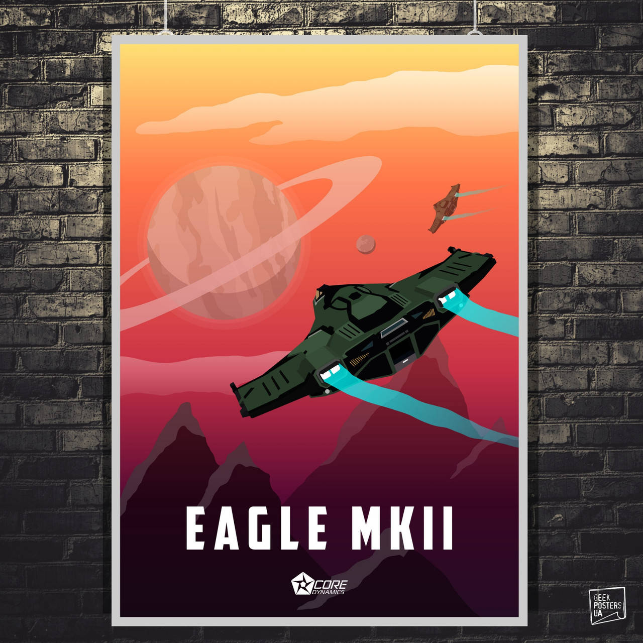 Постер "Eagle MK2". Elite:Dangerous, космический корабль. Размер 60x43см (A2). Матовая бумага
Постер "Eagle MK2". Elite:Dangerous, космический корабль. Размер 60x43см (A2). Матовая бумага