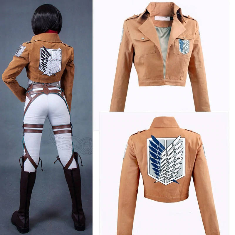 Куртка Атака Титанов Attack on Titan Cosplay Anime Jacket, Разведкорпус | Косплей Аксессуар из Аниме - XL Size
Куртка Атака Титанов Attack on Titan Cosplay Anime Jacket, Разведкорпус | Косплей Аксессуар из Аниме - XL Size
