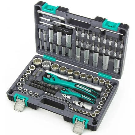 Набор инструмента STELS 1/2", 1/4", CrV, пластиковый кейс 109 предм., 12-гр. гол. 14122
Набор инструмента STELS 1/2", 1/4", CrV, пластиковый кейс 109 предм., 12-гр. гол. 14122