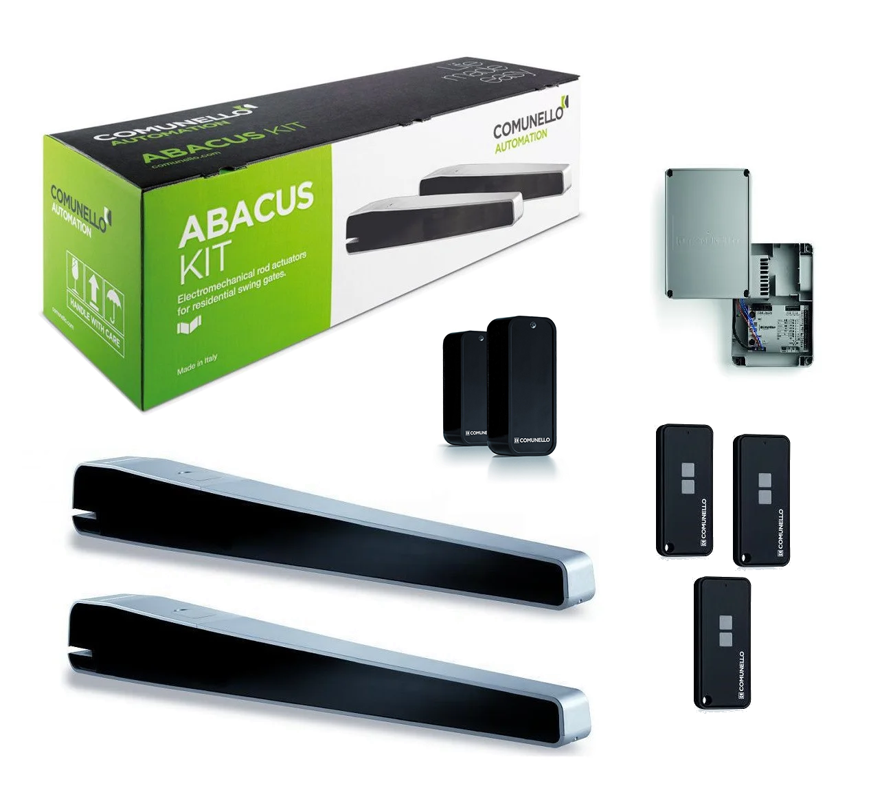 Comunello Abacus AS500KIT — автоматика для распашных ворот (створка до 5м и 500кг) Фотоэлементы, 3 шт.
Comunello Abacus AS500KIT — автоматика для распашных ворот (створка до 5м и 500кг) Фотоэлементы, 3 шт.