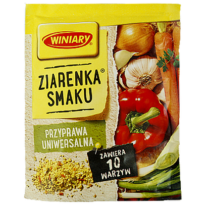 Приправа Вініарі універсальна Winiary przyprawa uniwersalna 120g 14шт/ящ (Код : 00-00012280)
Приправа Вініарі універсальна Winiary przyprawa uniwersalna 120g 14шт/ящ (Код : 00-00012280)