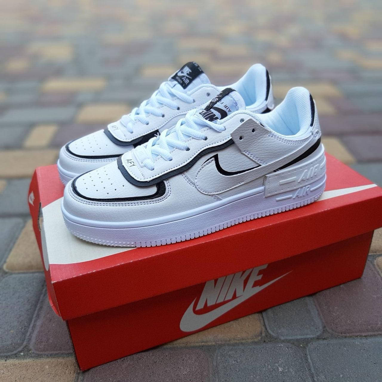 Кроссовки женские Nike Air Force 1 Shadow летние, кожаные найк аир форс шедоу, найки, черно-белые эир форс 39, Черно-белый
Кроссовки женские Nike Air Force 1 Shadow летние, кожаные найк аир форс шедоу, найки, черно-белые эир форс 39, Черно-белый