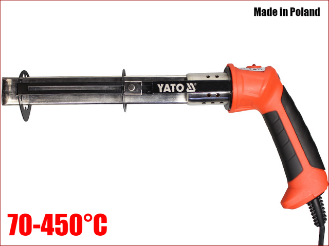 Термонож для резки пенопласта 220 ВТ 70-450°С Yato YT-82190
Термонож для резки пенопласта 220 ВТ 70-450°С Yato YT-82190