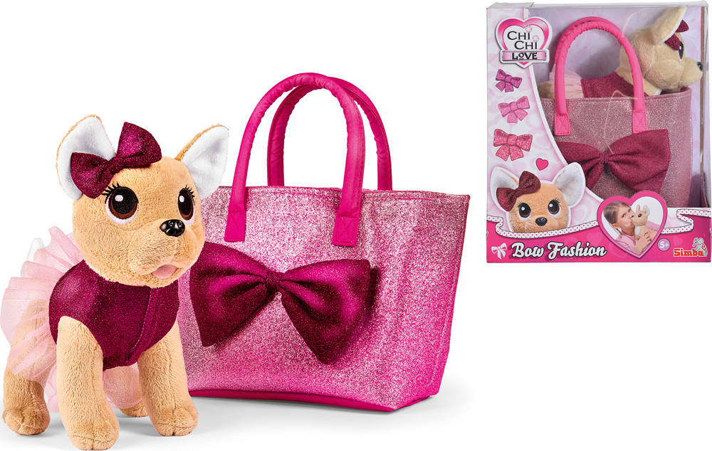 Уценка Собачка Simba Toys Chi Chi Love Чихуахуа Fashion Bow с сумочкой (5893439), Бежевый
Уценка Собачка Simba Toys Chi Chi Love Чихуахуа Fashion Bow с сумочкой (5893439), Бежевый