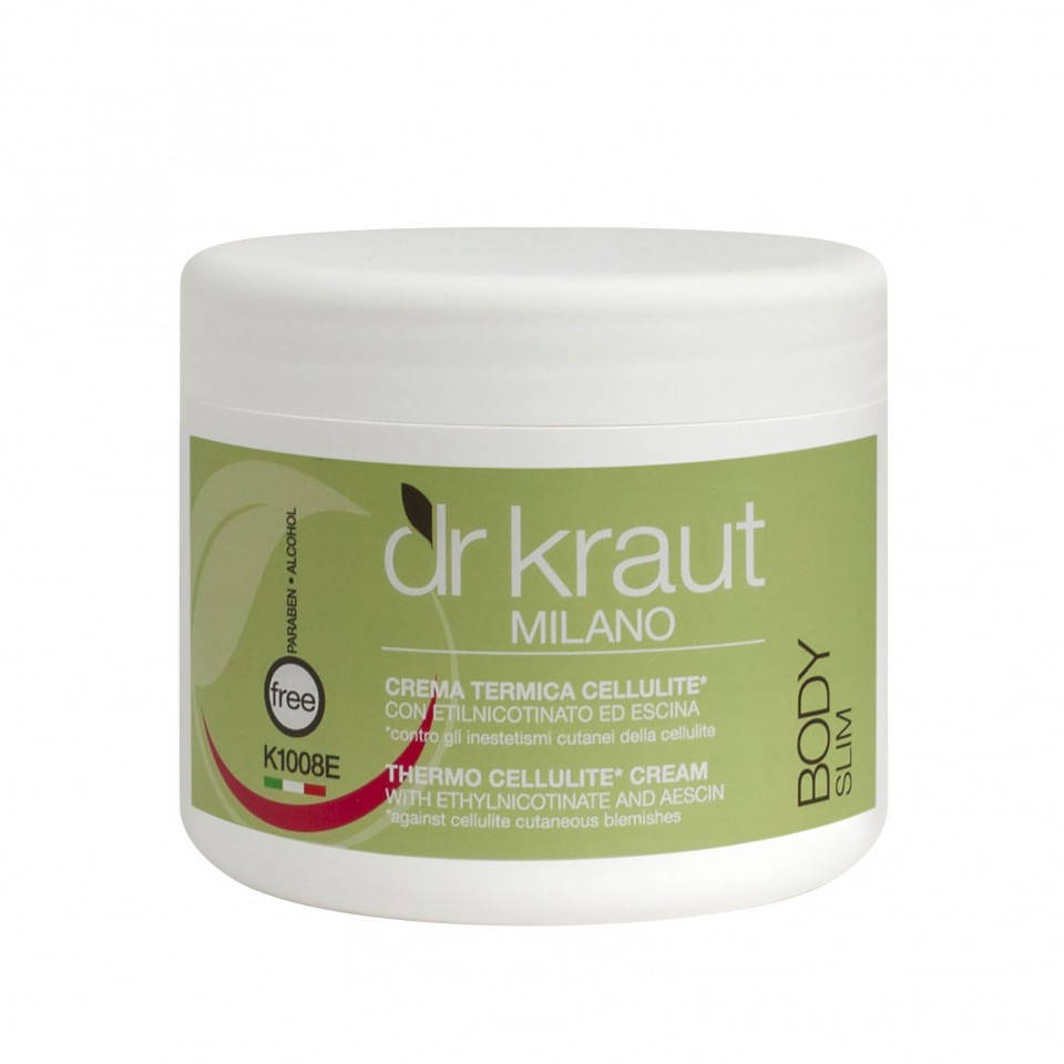 Dr.Kraut Thermo Cellulite Cream - Антицеллюлитный термо-крем с этилникотинатом и эсцином, 500 мл
Dr.Kraut Thermo Cellulite Cream - Антицеллюлитный термо-крем с этилникотинатом и эсцином, 500 мл