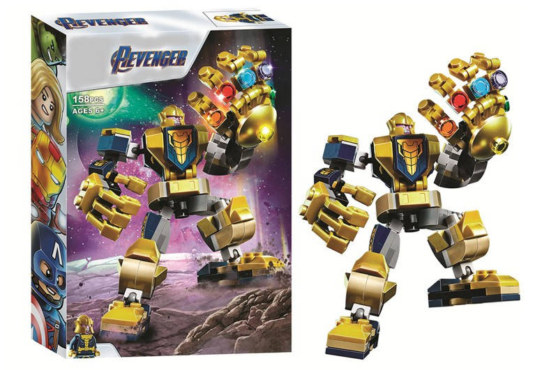 Конструктор "Marvel Heroes" Мстители Марвэл "Танос" 158 дет 11504 
Конструктор "Marvel Heroes" Мстители Марвэл "Танос" 158 дет 11504