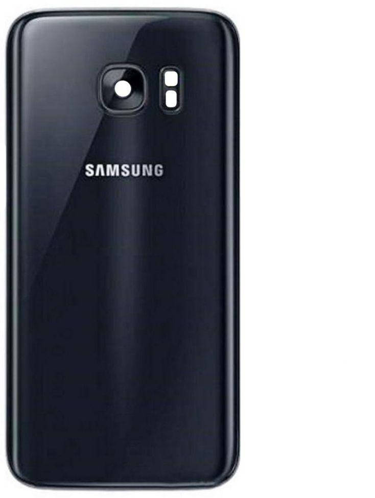 Задняя крышка корпуса Samsung Galaxy S7 G930F со стеклом камеры Black, Черный 
Задняя крышка корпуса Samsung Galaxy S7 G930F со стеклом камеры Black, Черный