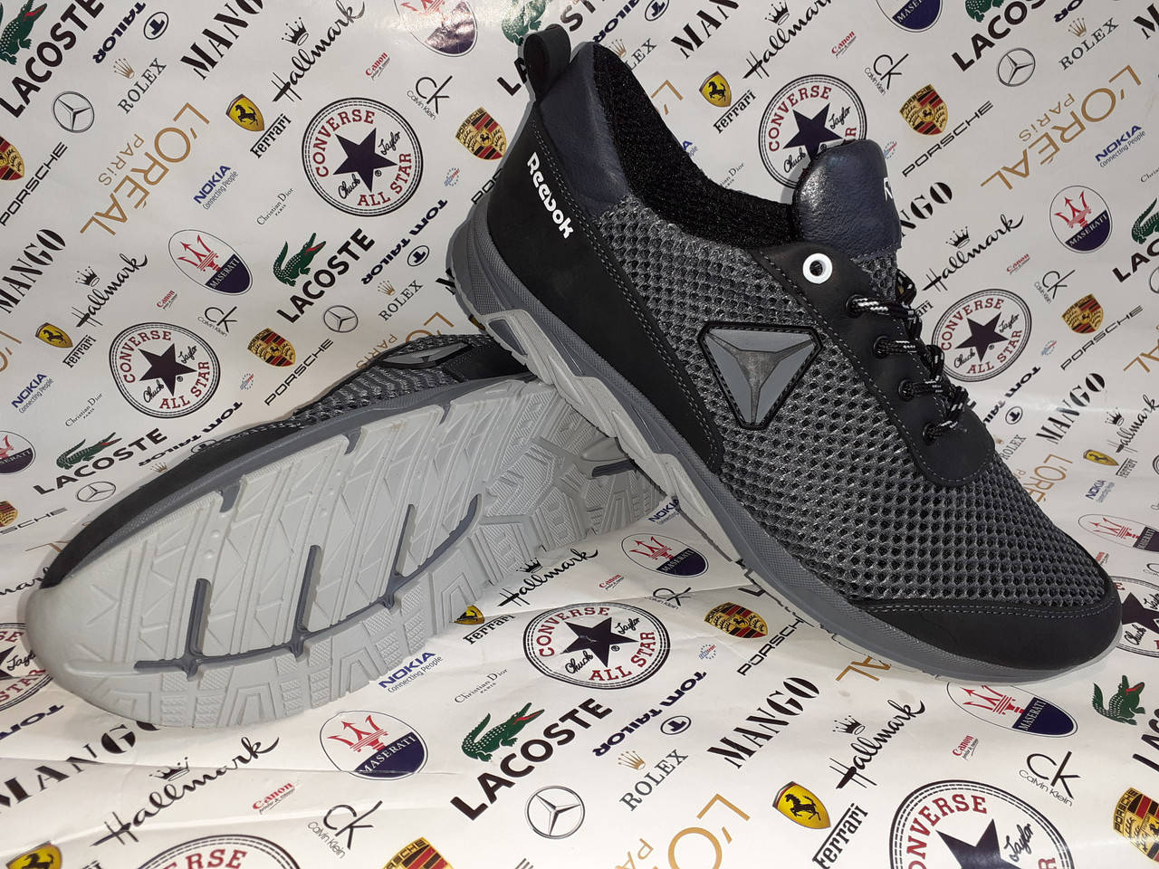REEBOK Grey мужские кроссовки сетка, Серый
REEBOK Grey мужские кроссовки сетка, Серый
