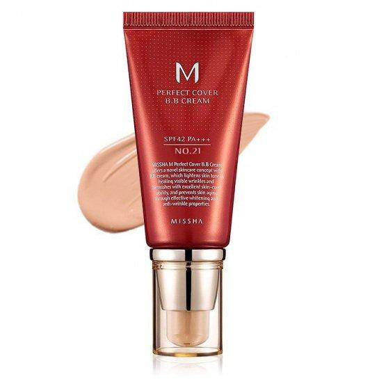 Увлажняющий BB-крем с гиалуроновой кислотой из SPF 42 Missha Perfect Cover BB Cream 50 мл тонн 21
Увлажняющий BB-крем с гиалуроновой кислотой из SPF 42 Missha Perfect Cover BB Cream 50 мл тонн 21