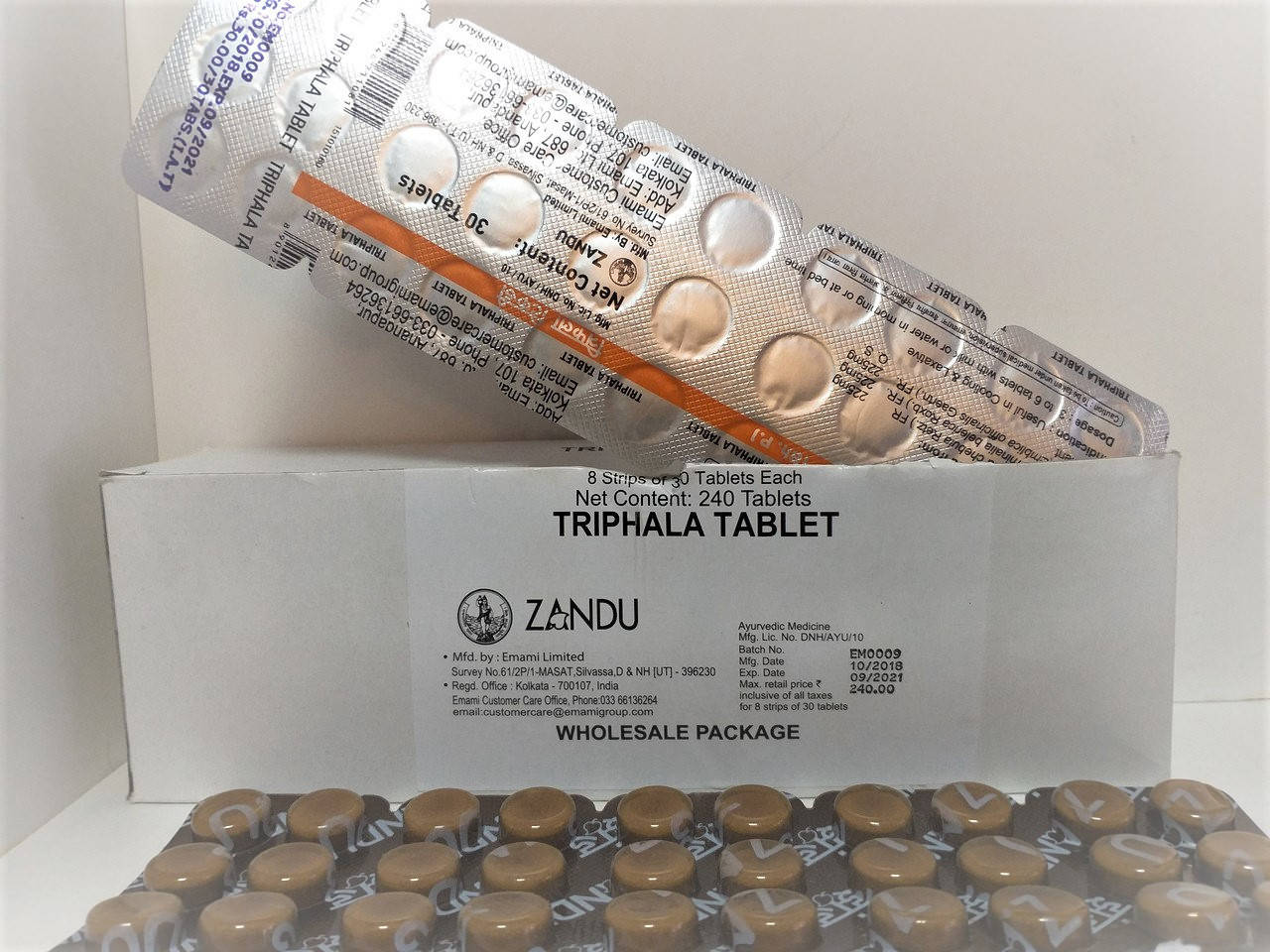 Тріфала в таблетках Занду, 30 таб, triphala tablets Zandu, Трифала, очищення організму та покращення роботи
Тріфала в таблетках Занду, 30 таб, triphala tablets Zandu, Трифала, очищення організму та покращення роботи