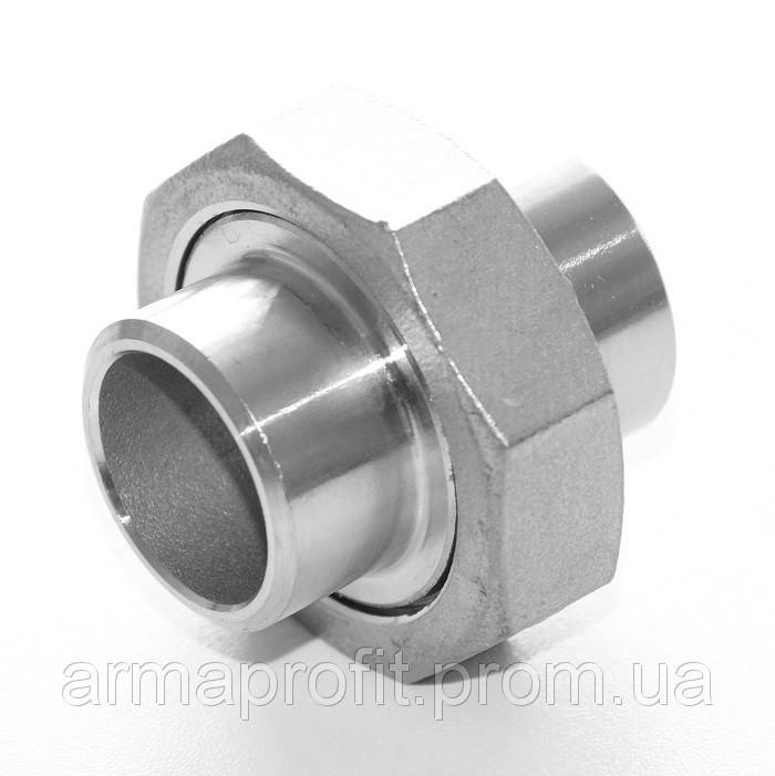 Американка нержавеющая приварная 1'' AISI304 Ду25