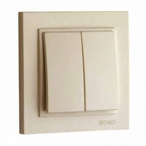 Выключатель двухклавишный Mono Electric DESPINA кремовый
Выключатель двухклавишный Mono Electric DESPINA кремовый