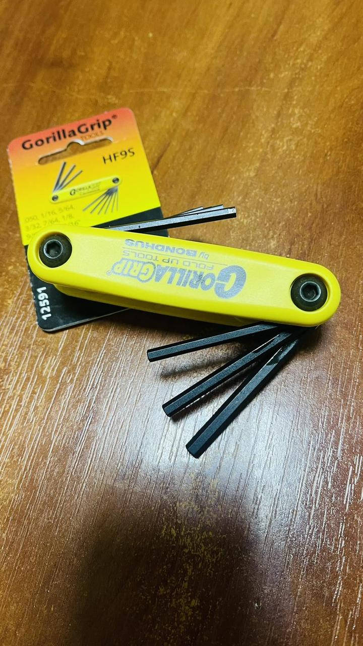 Набор шестигранников Bondhus GorillaGrip .050.,1/16, 5/64, 3/32, 7/64,1/8, 9/64, 5/32, 3/16''
Набор шестигранников Bondhus GorillaGrip .050.,1/16, 5/64, 3/32, 7/64,1/8, 9/64, 5/32, 3/16''