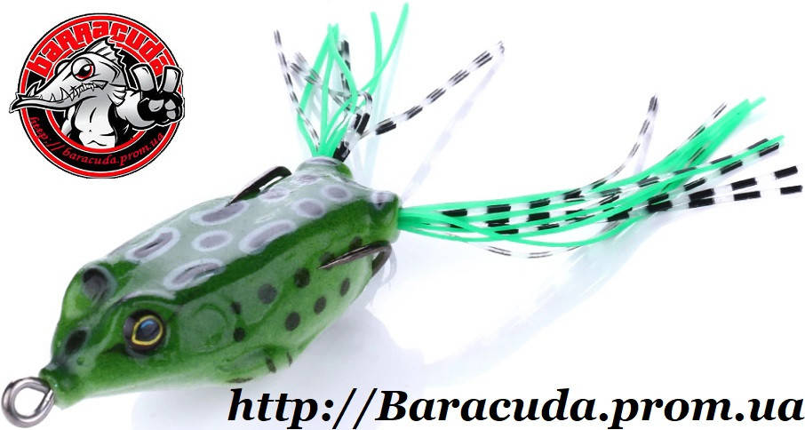 Силиконовая лягушка Hengjia зеленая 
Силиконовая лягушка Hengjia зеленая