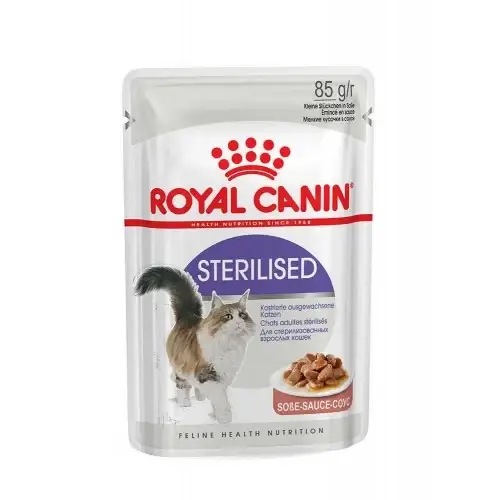 Влажный корм Royal Canin Sterilised Sauce для стерилизованных котов старше 12 месяцев, 85 г
Влажный корм Royal Canin Sterilised Sauce для стерилизованных котов старше 12 месяцев, 85 г
