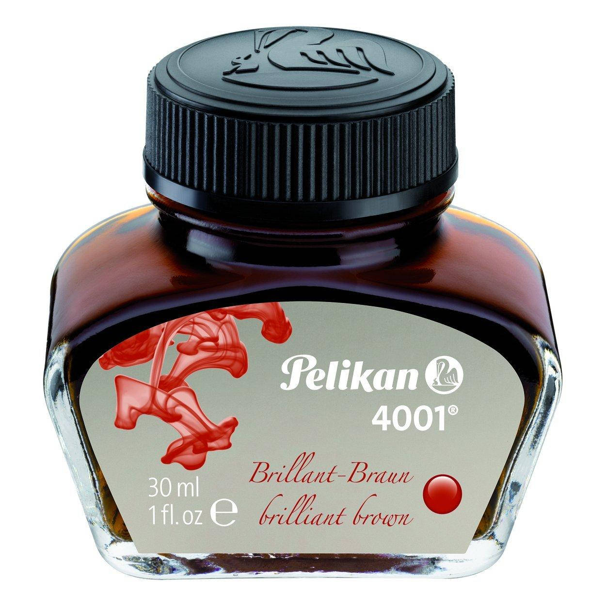 Чернила Pelikan 4001 Brilliant Brown в стеклянном флаконе 30 мл, цвет коричневый, 311902
Чернила Pelikan 4001 Brilliant Brown в стеклянном флаконе 30 мл, цвет коричневый, 311902