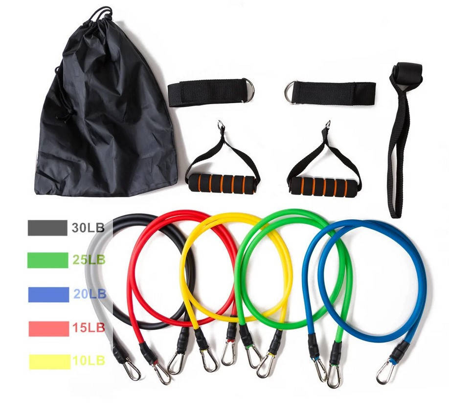 Многофункциональный набор трубчатых эспандеров для упражнений 5 жгутов Power Resistance Bands в чехле
Многофункциональный набор трубчатых эспандеров для упражнений 5 жгутов Power Resistance Bands в чехле