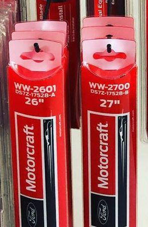Дворники оригинальные Ford Fusion USA; MOTORCRAFT WW2601/ WW2700 
Дворники оригинальные Ford Fusion USA; MOTORCRAFT WW2601/ WW2700