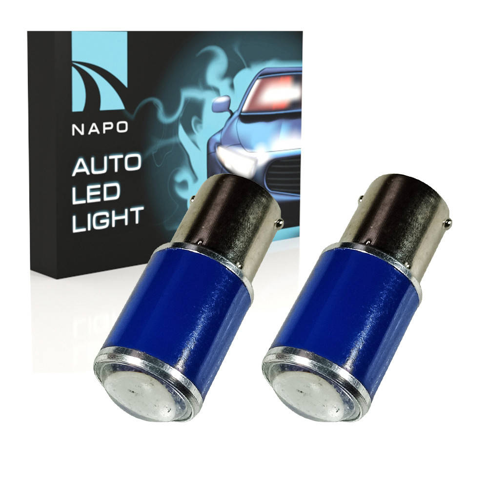 Комплект светодиодных ламп NAPO LED 1156-3030-6smd-Lens 12V P21W 1156 BA15S цвет свечения синий 2 шт
Комплект светодиодных ламп NAPO LED 1156-3030-6smd-Lens 12V P21W 1156 BA15S цвет свечения синий 2 шт