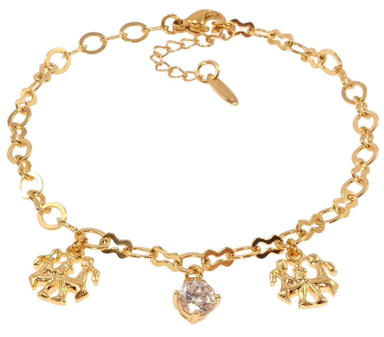 Браслет Xuping Позолота 18K "Комбинированное плетение с подвесками" длина с доп.цеп. 17-20см х 4мм
Браслет Xuping Позолота 18K "Комбинированное плетение с подвесками" длина с доп.цеп. 17-20см х 4мм