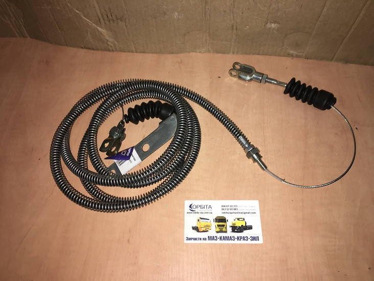 555102-1108580 Трос газа привод гибкий МАЗ (L=2410) на двигатели ЯМЗ 236БЕ, 236НЕ (пр-во СПЕЦМАШ)
555102-1108580 Трос газа привод гибкий МАЗ (L=2410) на двигатели ЯМЗ 236БЕ, 236НЕ (пр-во СПЕЦМАШ)