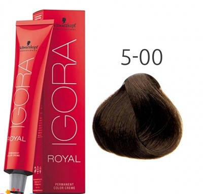 Краска для волос Schwarzkopf Professional Igora Royal 60 мл 5-00 Светлый коричневый натуральный экстра
Краска для волос Schwarzkopf Professional Igora Royal 60 мл 5-00 Светлый коричневый натуральный экстра