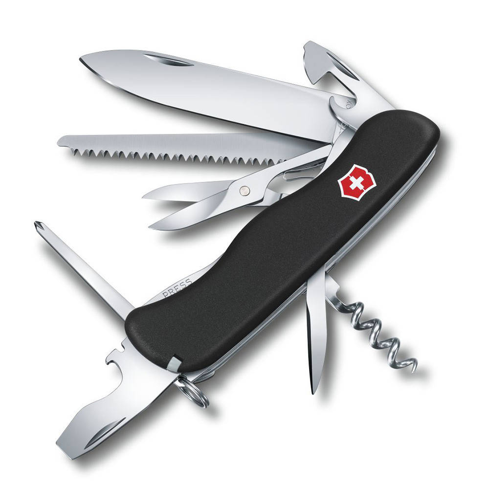 Перочинный нож Victorinox Outrider 0.8513.3 14 функций, Черный 
Перочинный нож Victorinox Outrider 0.8513.3 14 функций, Черный