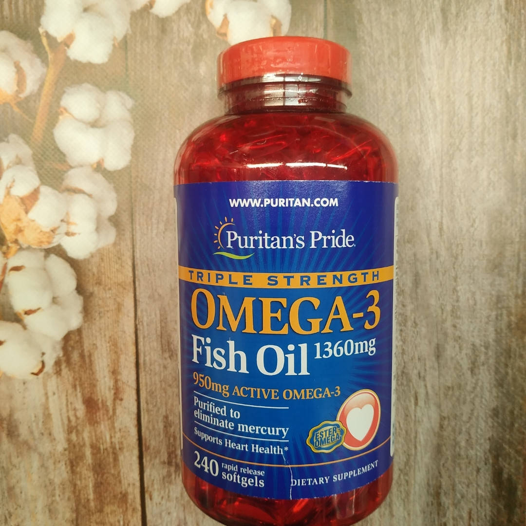 Puritan's pride Omega-3 Fish Oil 1360 mg Triple Strength 240 softgels , 950 мг омеги рыбий жир
Puritan's pride Omega-3 Fish Oil 1360 mg Triple Strength 240 softgels , 950 мг омеги рыбий жир