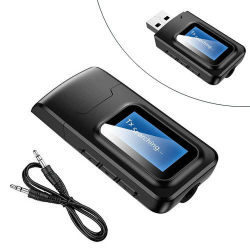 Bluetooth 5.0 аудио приемник передатчик звука с 1.2"ЖК, VIKEFON BT-2в1
Bluetooth 5.0 аудио приемник передатчик звука с 1.2"ЖК, VIKEFON BT-2в1