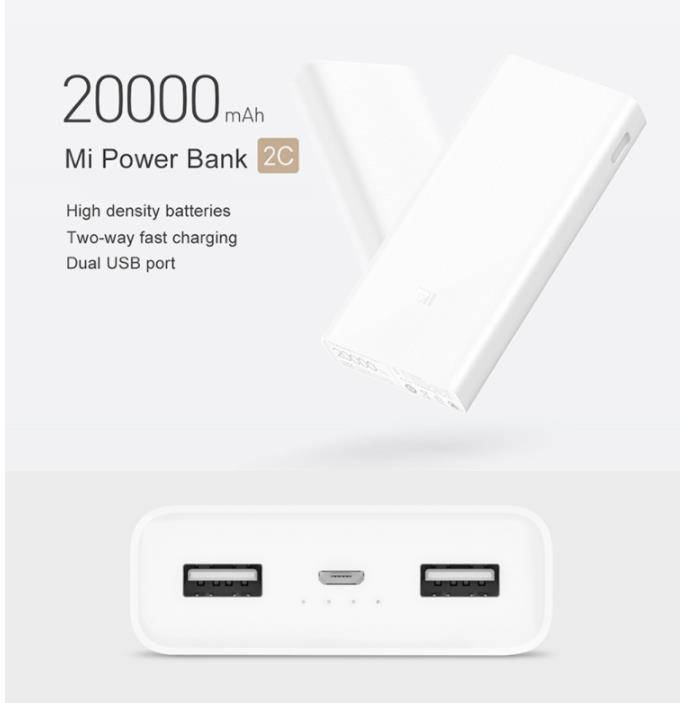 Оригинал Xiaomi Mi Power Bank 2C 20000 mAh QC3.0 White. Гарантия 12 месяцев. Dual USB Quick Charge 3.0 Black
Оригинал Xiaomi Mi Power Bank 2C 20000 mAh QC3.0 White. Гарантия 12 месяцев. Dual USB Quick Charge 3.0 Black