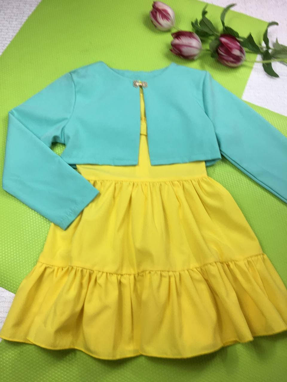 Костюм летний ,,Тюльпан,,на девочку 104, 110, 116, 122 см, желтый+голубой 116
Костюм летний ,,Тюльпан,,на девочку 104, 110, 116, 122 см, желтый+голубой 116