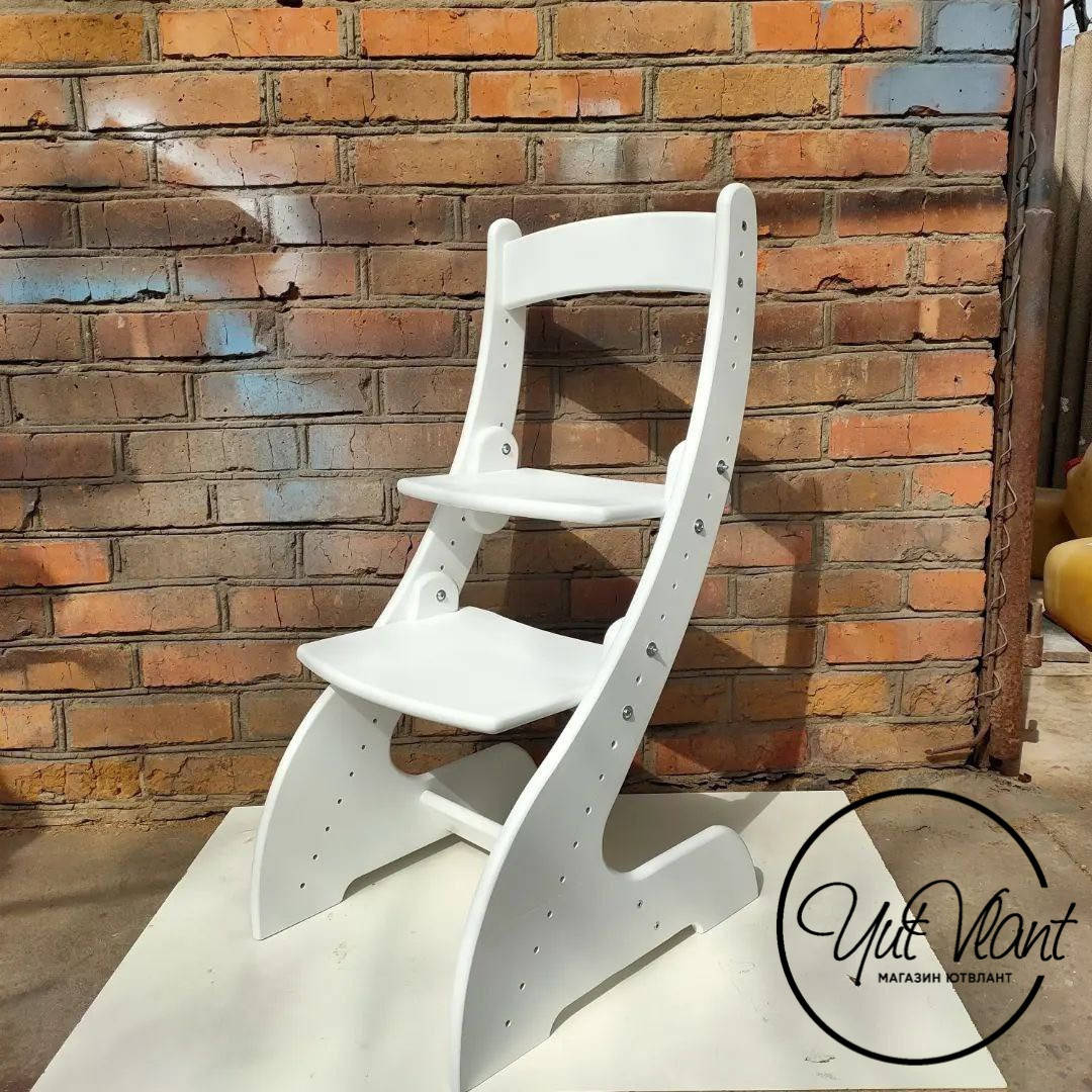 Стул детский регулируемый, Подростающий деревянный стул, Стул для детей с регулировкой, Белый
Стул детский регулируемый, Подростающий деревянный стул, Стул для детей с регулировкой, Белый