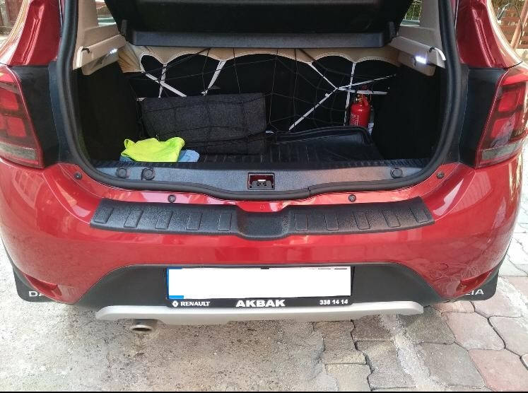 Защитная накладка заднего бампера прямая Renault Sandero Stepway 2014+ Рено Сандеро Степвей, Черный
Защитная накладка заднего бампера прямая Renault Sandero Stepway 2014+ Рено Сандеро Степвей, Черный
